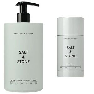 New Salt & Stone BUNDLE Bergamot & Hinoki Body Lotion and Deodorant